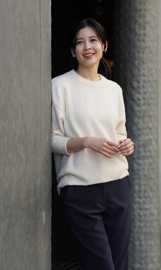 【ヴィリーナ】メイラニット(オフホワイト)