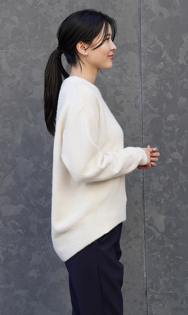 【ヴィリーナ】メイラニット(オフホワイト)