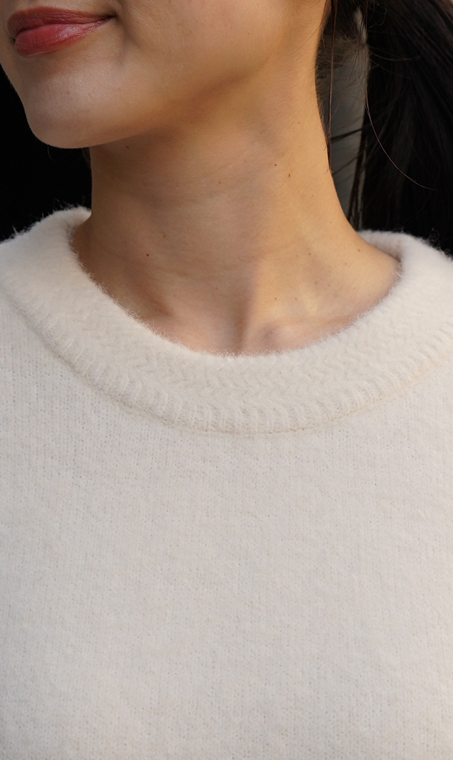 【ヴィリーナ】メイラニット(オフホワイト)