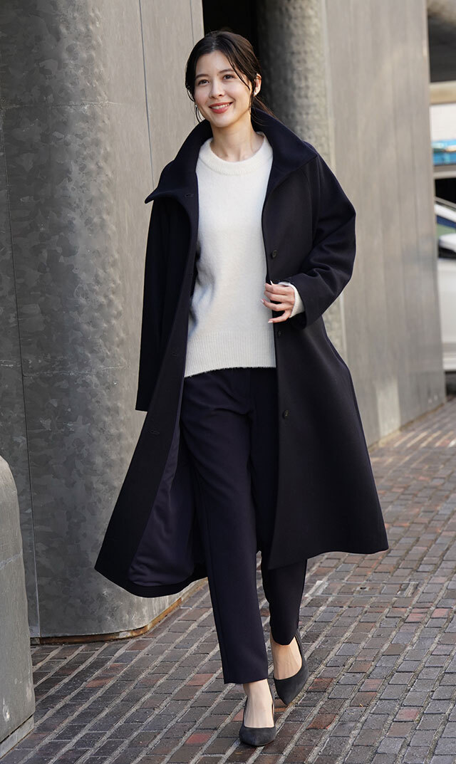 上質な素材感が大人のスタイリングにマッチする