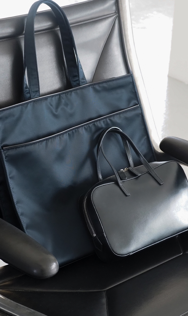 VIRINA お受験　バッグ　YAHKI ヤーキ(YAHKI)】VIRINA別注カラー スクエアハンドバッグ（ネイビー）