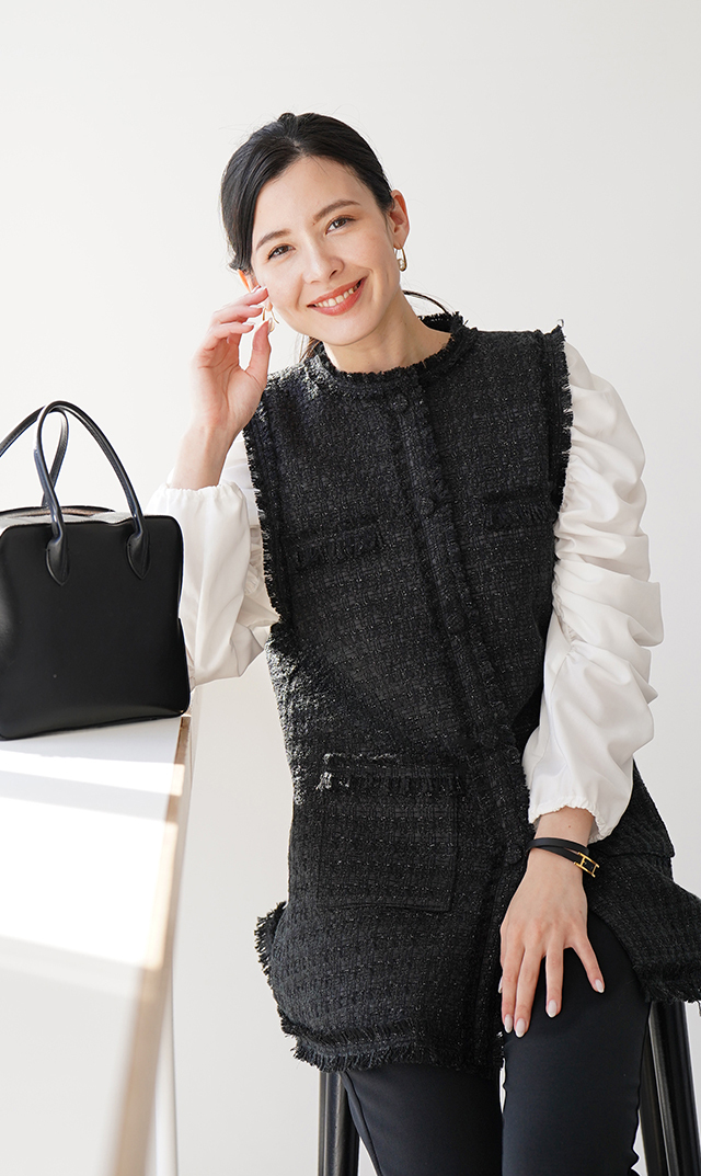 ＼半額SALE／ サラッと羽織るだけで、スタイリングをクラスアップしてくれる トップス