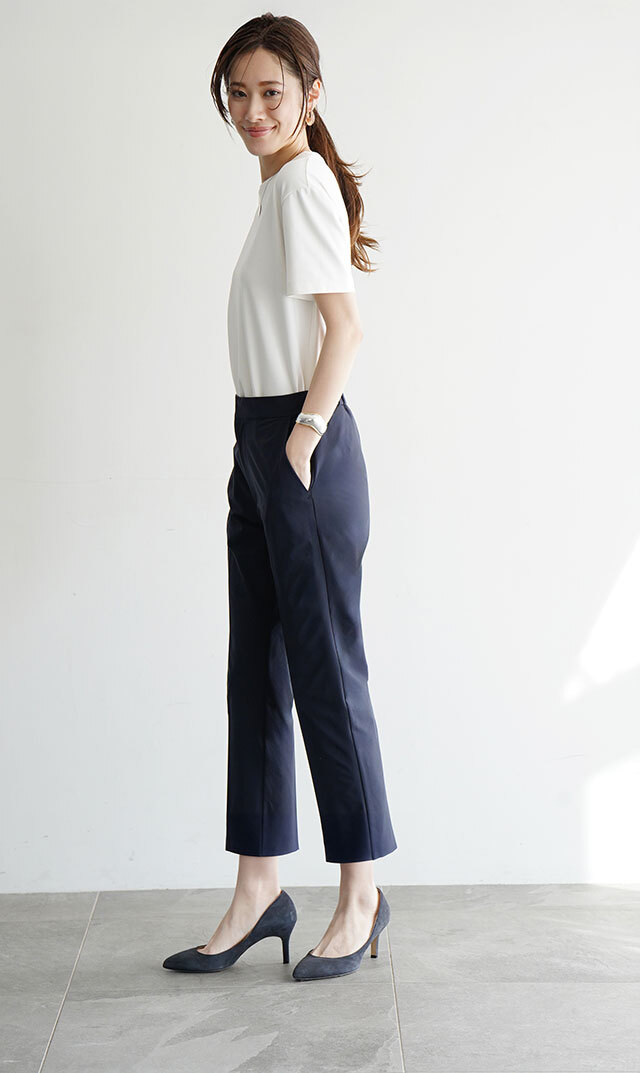ヴィリーナ ベルパンツ ネイビー XS ヴィリーナ ベルパンツ ネイビー XS - メルカリ