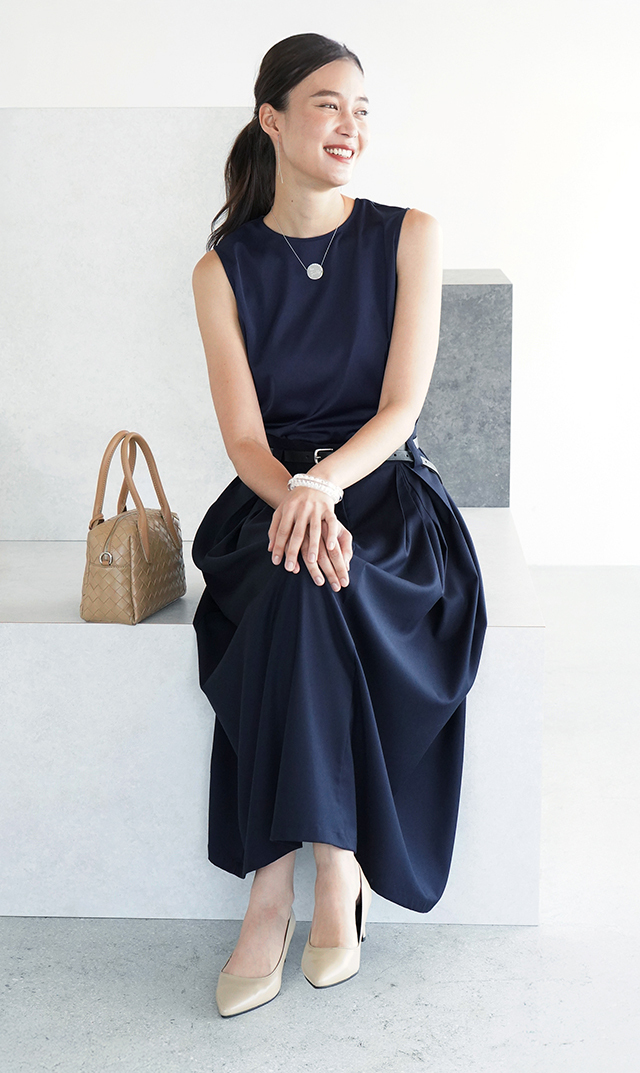 歩きやすさを追求したママのための5cmヒールパンプス