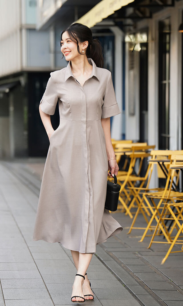 ヴィリーナ　VIRINA ヘーゼルワンピース　ネイビー ヴィリーナ VIRINA ヘーゼルワンピース （ネイビー