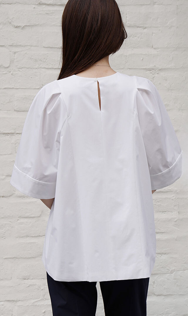 美品✨VIRINA ブラウス フリルショルダー 半袖 2024ss ホワイト ヴィリーナ VIRINA メリーブラウス （ホワイト） -ファッション