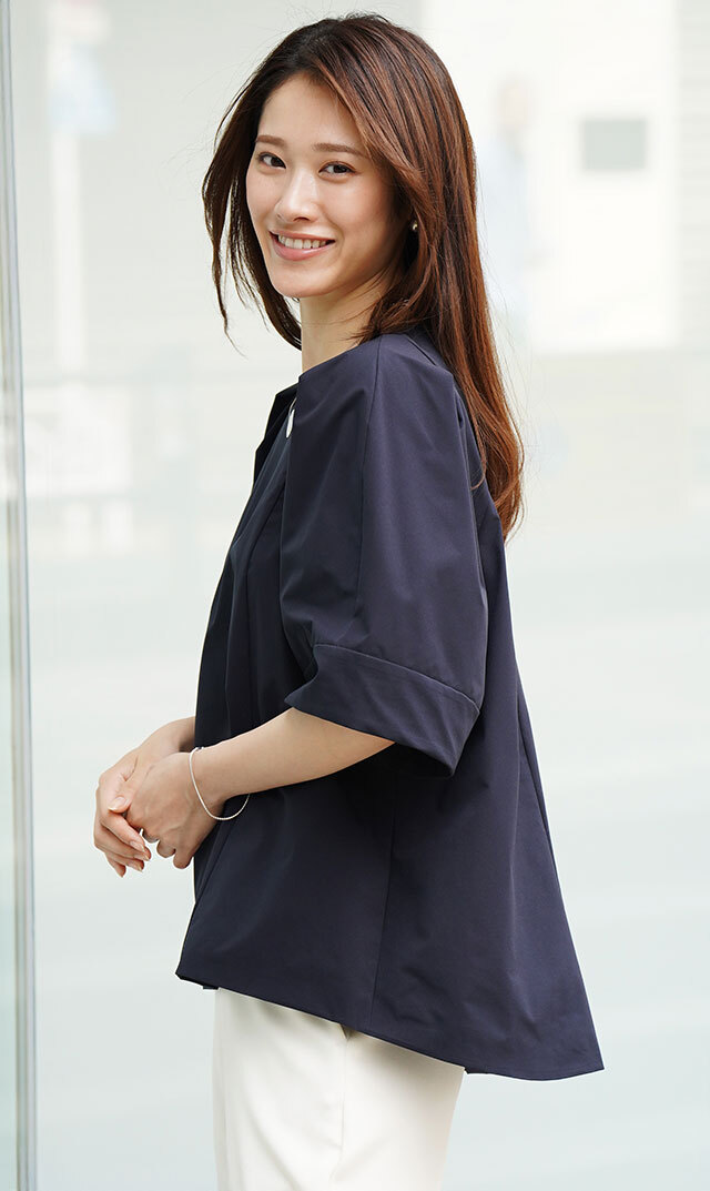 立体的なこだわりのシルエット、上品さと大人の愛らしさを奏でる