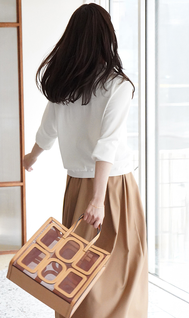 アメリアニットカーディガン白