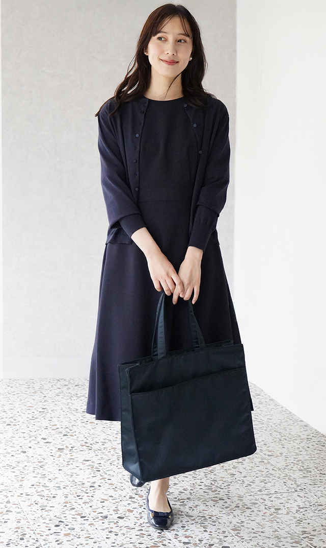 アメリアニットカーディガン紺