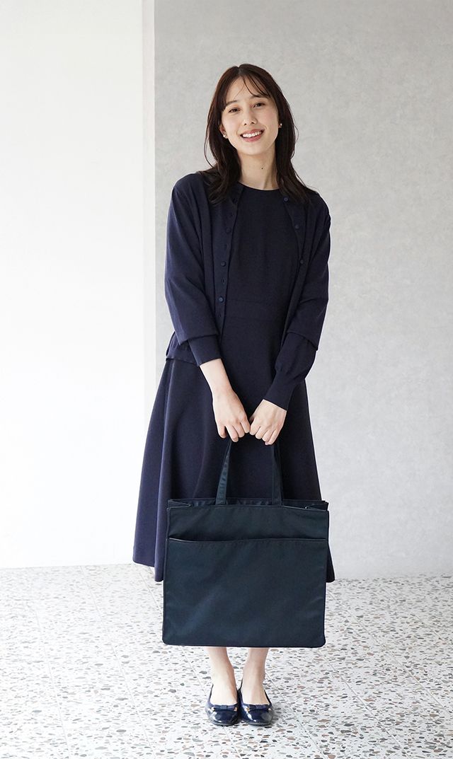 アメリアニットカーディガン紺