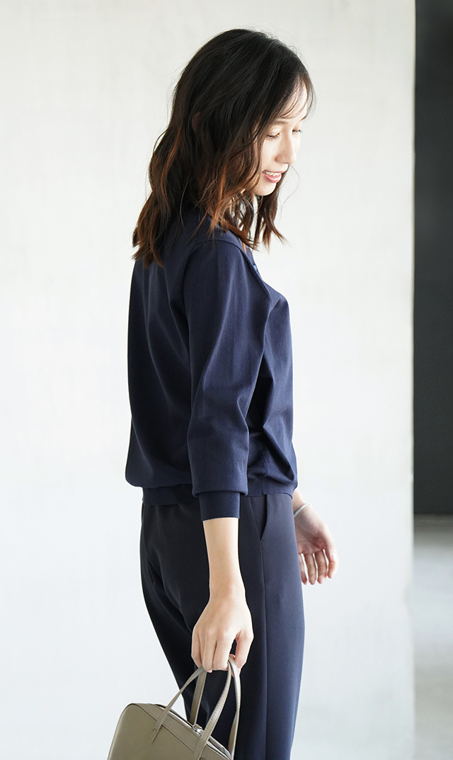 アメリアニットカーディガン紺