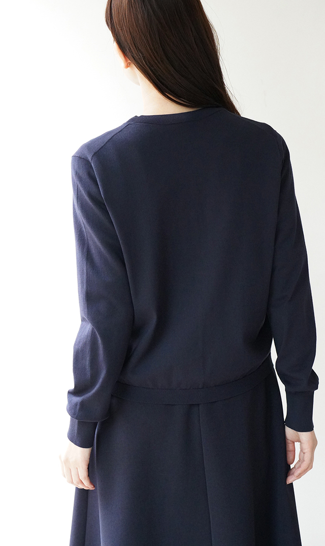 アメリアニットカーディガン紺