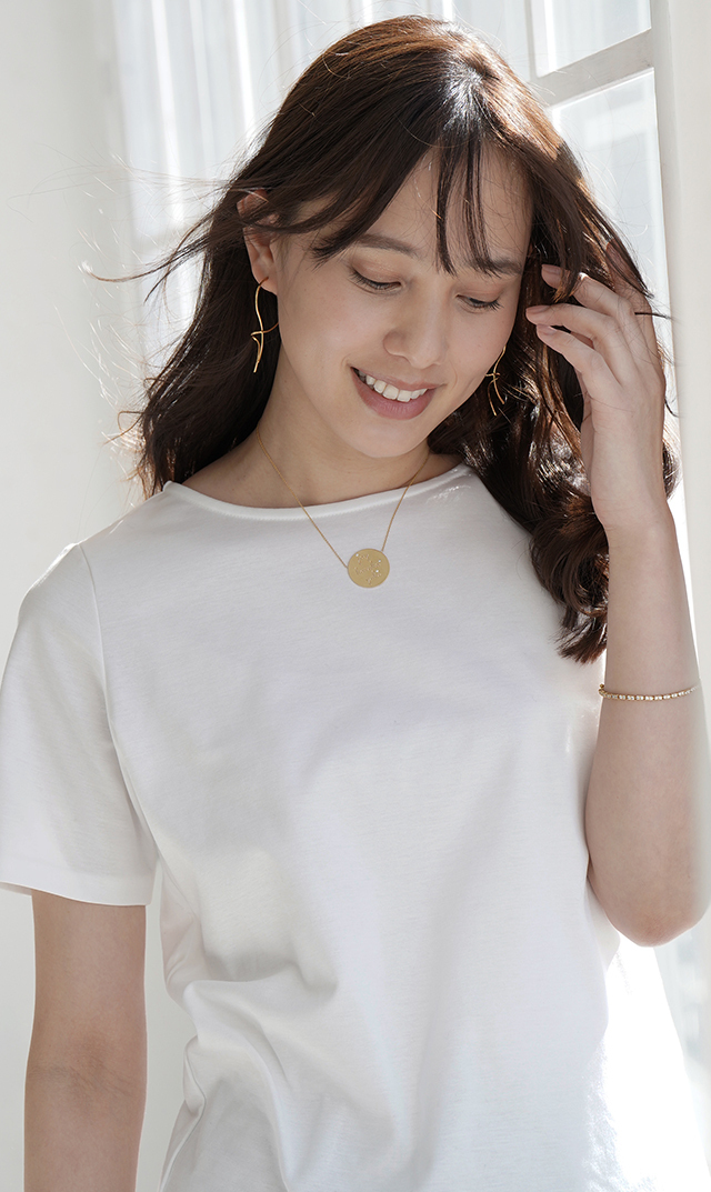 UVカット・接触冷感スローンTシャツ白