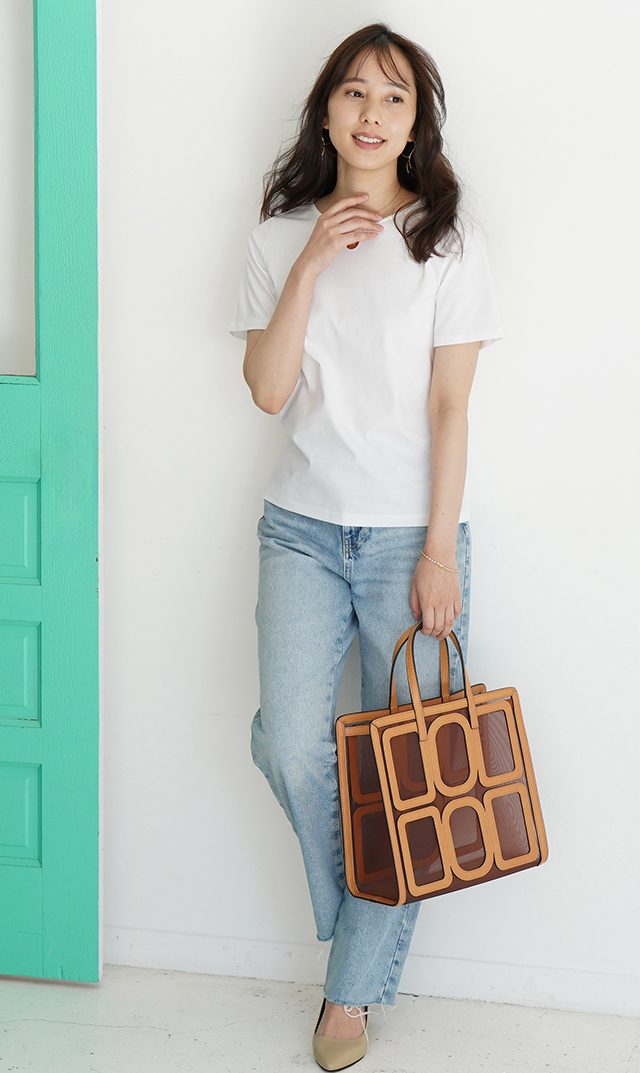 UVカット・接触冷感スローンTシャツ白