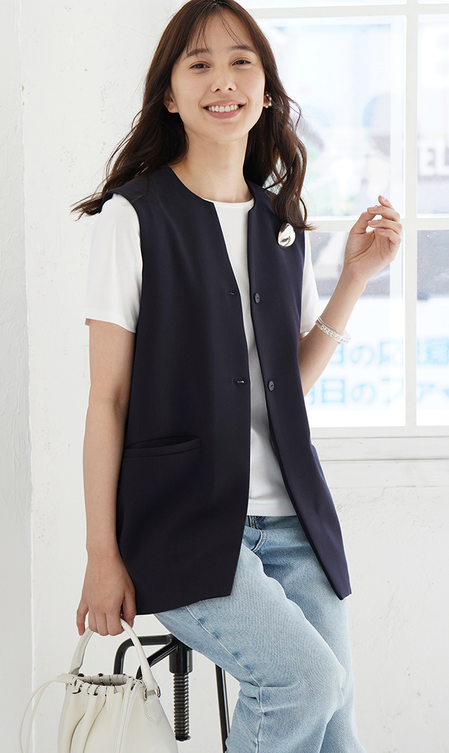 UVカット・接触冷感スローンTシャツ白