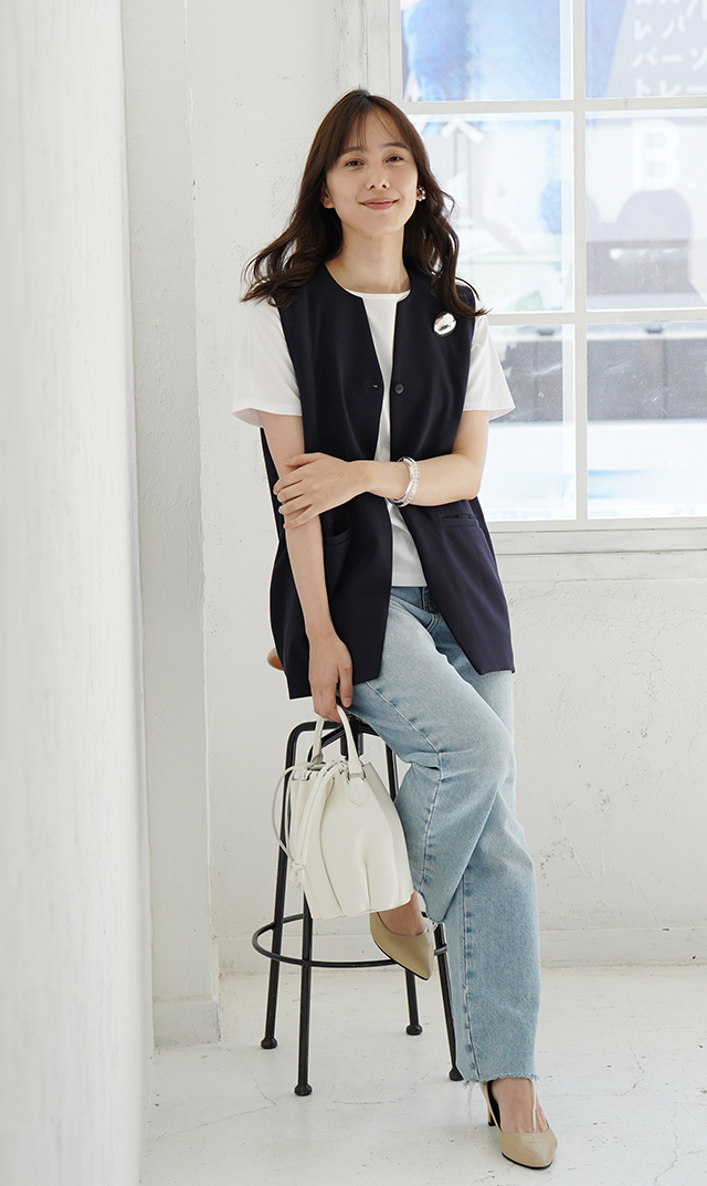 UVカット・接触冷感スローンTシャツ白