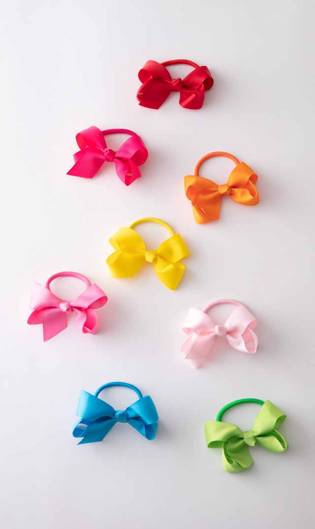 ヴィリーナアクセサリー Virina Accessories リボンヘアゴム ビビッド