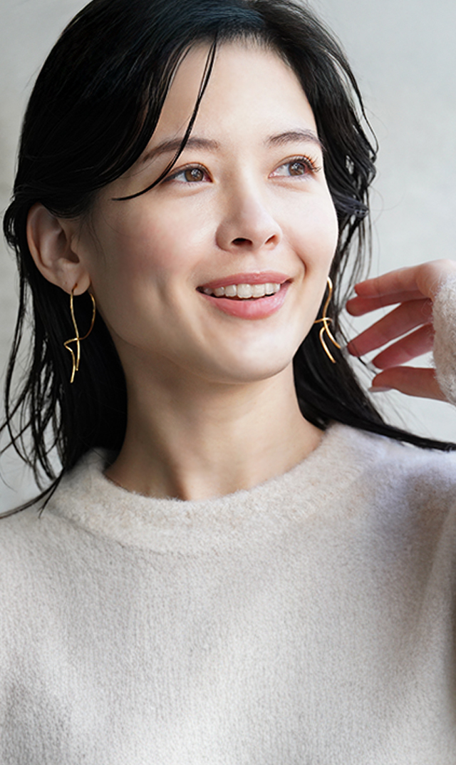 【ヴィリーナアクセサリー】コメットピアス(ゴールド）