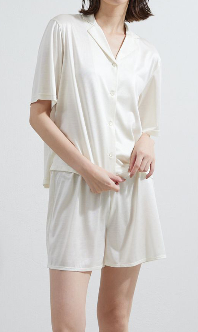 シルクナイトウエアトップス,ナイトウエア