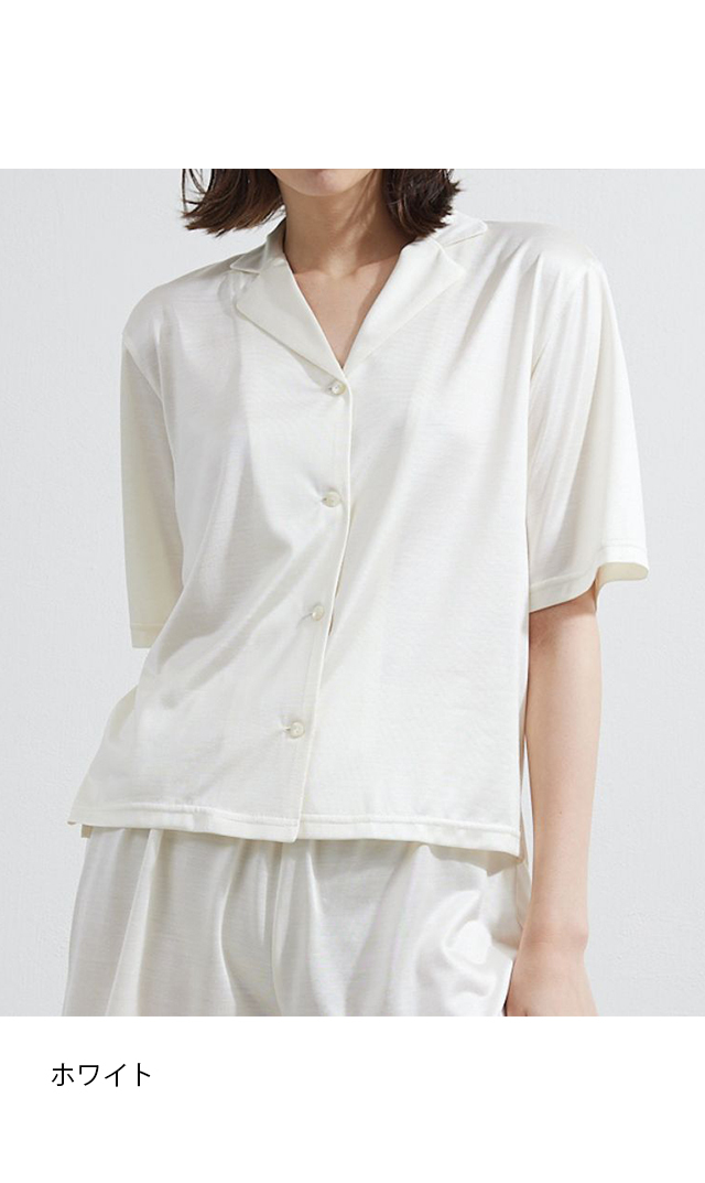 lounge WRAY　シルクナイトウェア　セットアップ シルクナイトウェアトップス（長袖） | lounge WRAY - WRAY