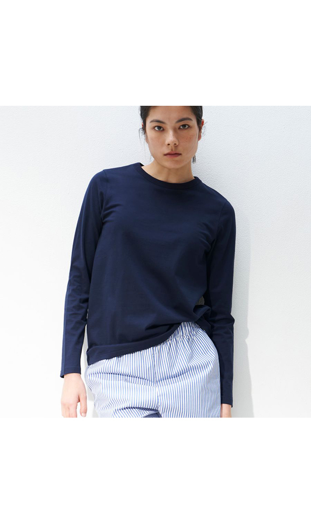 WRAYからやわらかくハリのある超長綿を使用した長袖Tシャツが登場。
