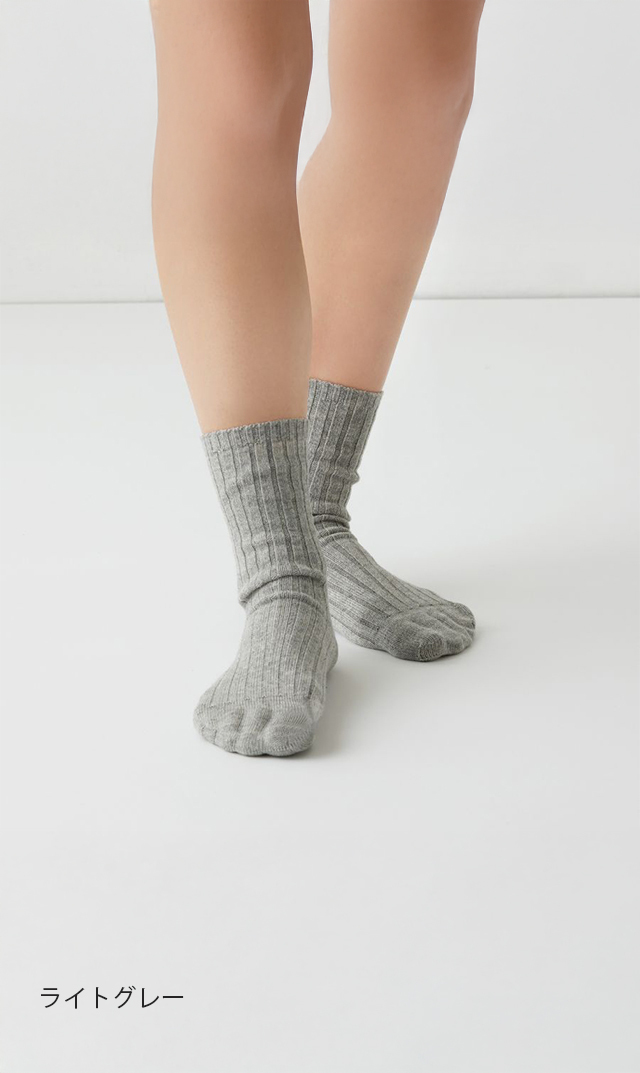 レイWRAYコットンシルクシークレットソックス全3色