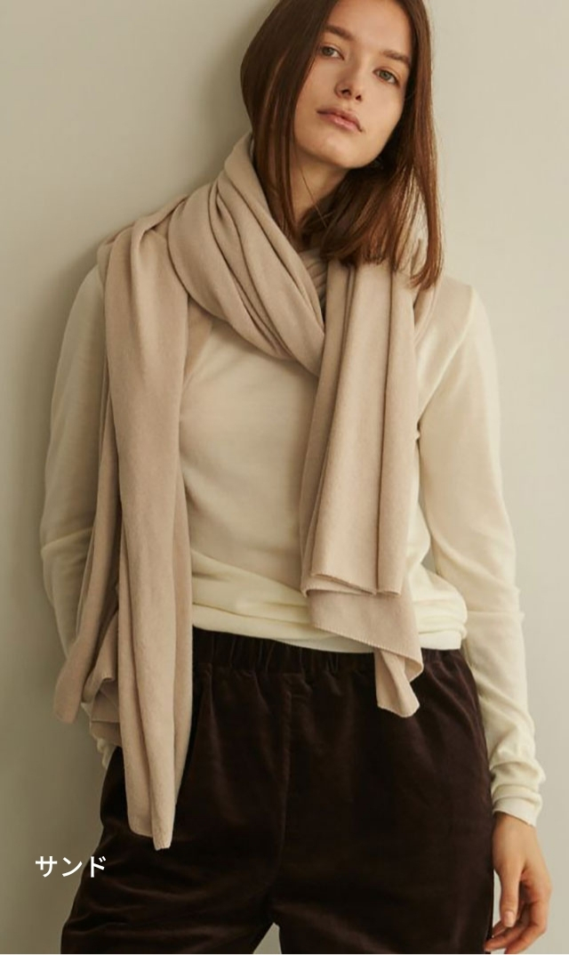 WRAYから,デイリー使いに最適な大判のウールストール“ウールニット