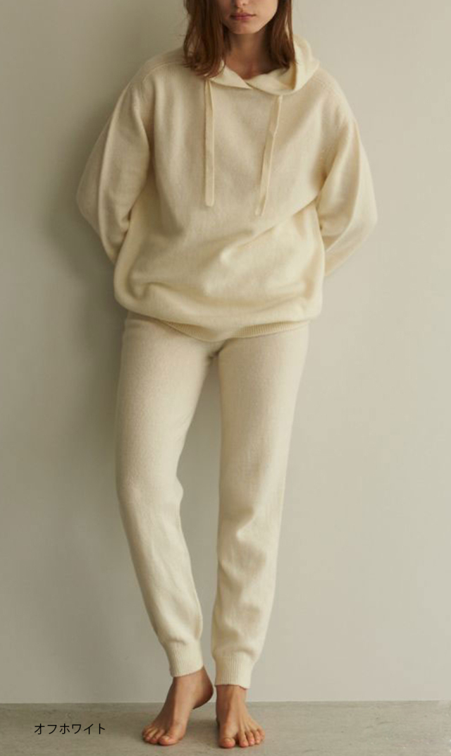 【レイ(WRAY）】カシミヤシルクハイウエストジョガー(3色展開）