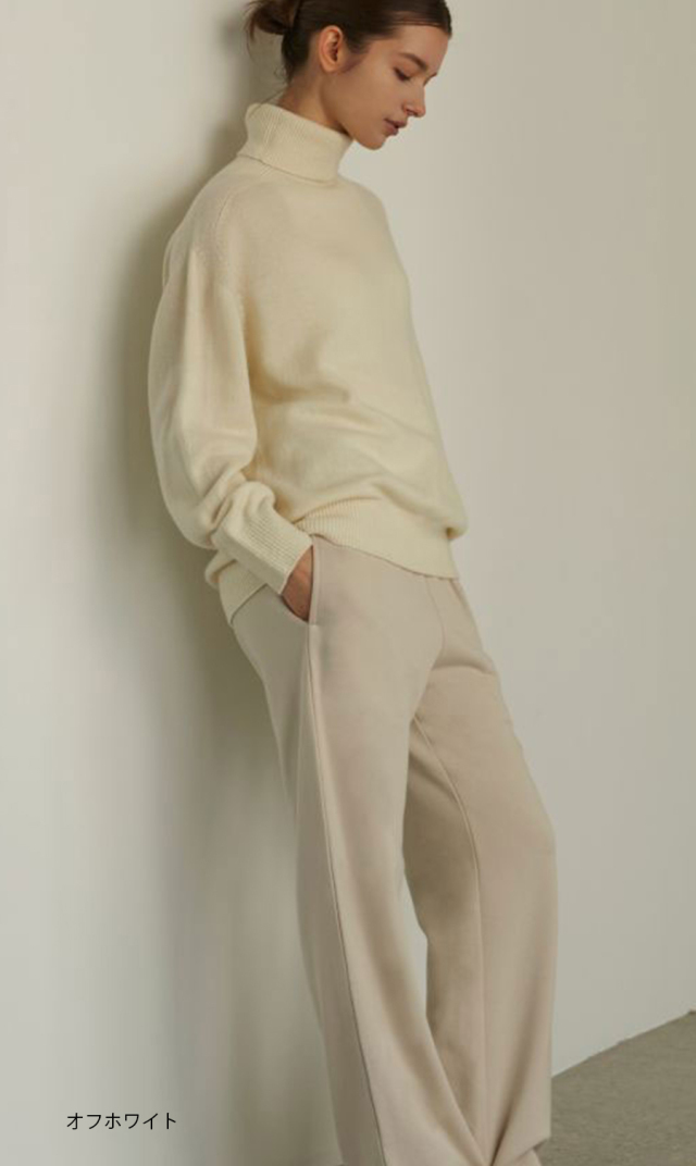 【レイ(WRAY）】カシミヤシルクタートルニット(4色展開）