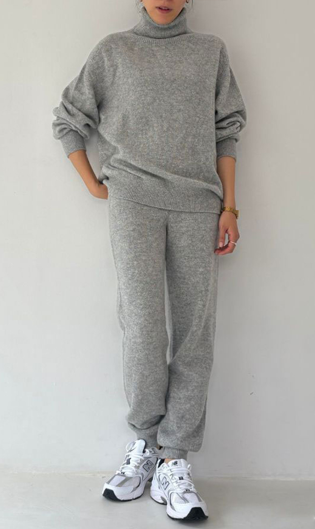 【レイ(WRAY）】カシミヤシルクタートルニット(4色展開）