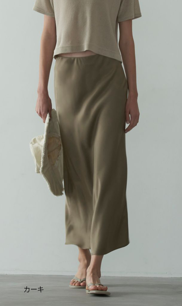 レイサテンスカート全5色