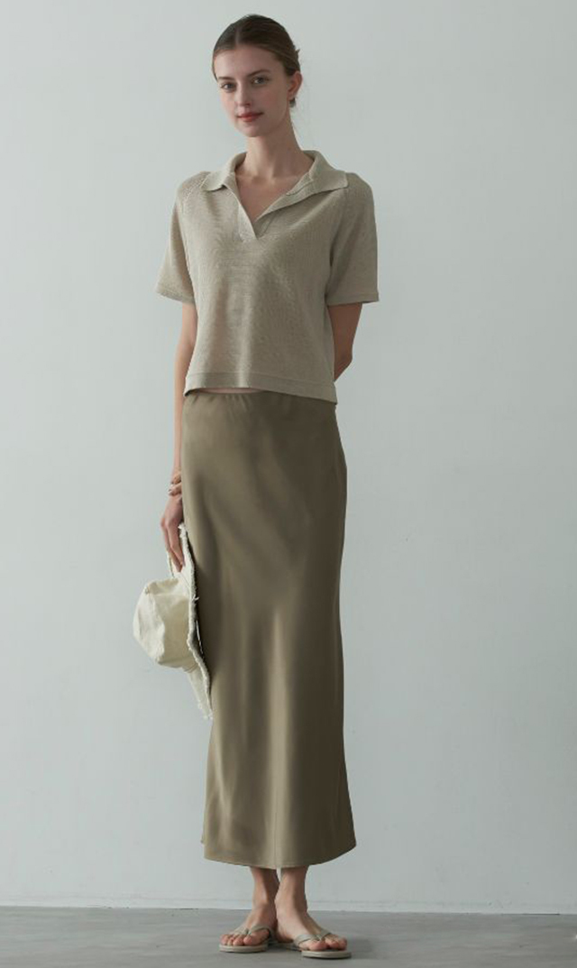 レイサテンスカート全5色