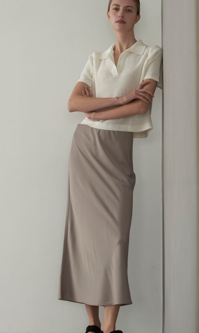 レイサテンスカート全5色