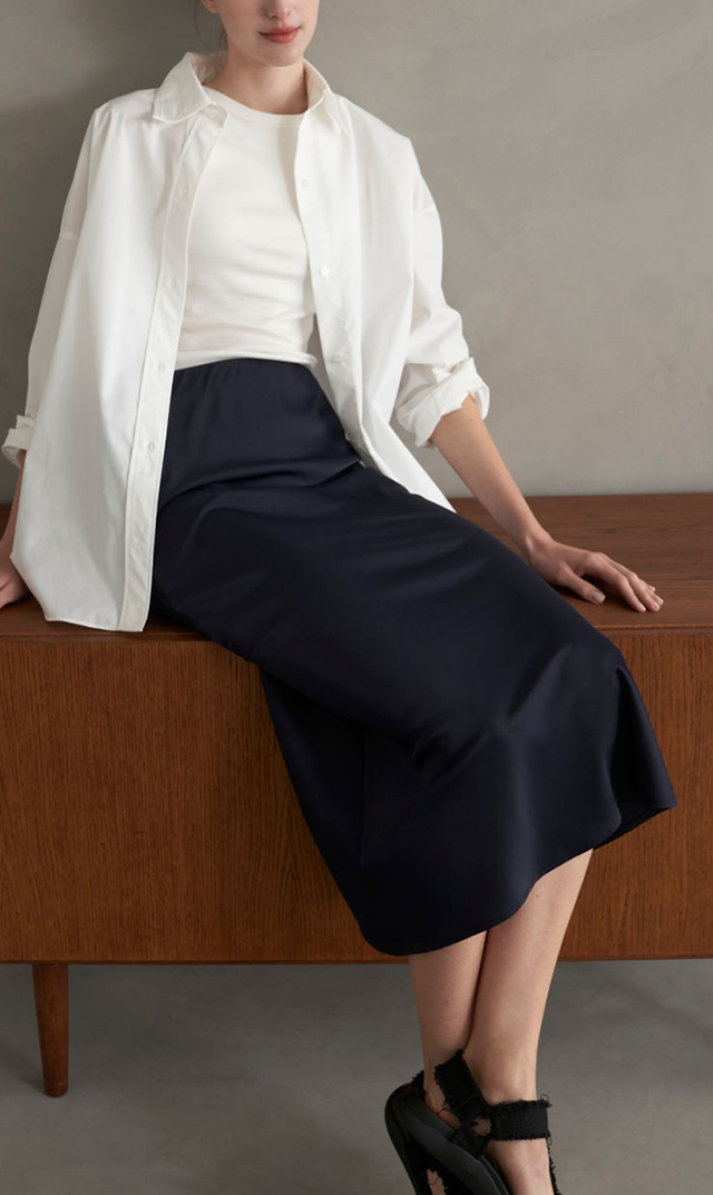 レイサテンスカート全5色