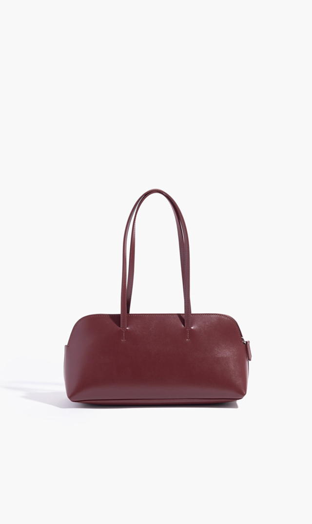 【ヤーキ】ショルダーバッグ(バーガンディ）