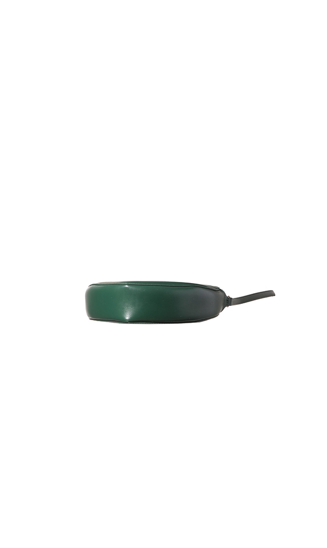 ヤーキハートモチーフショルダーバッグ緑