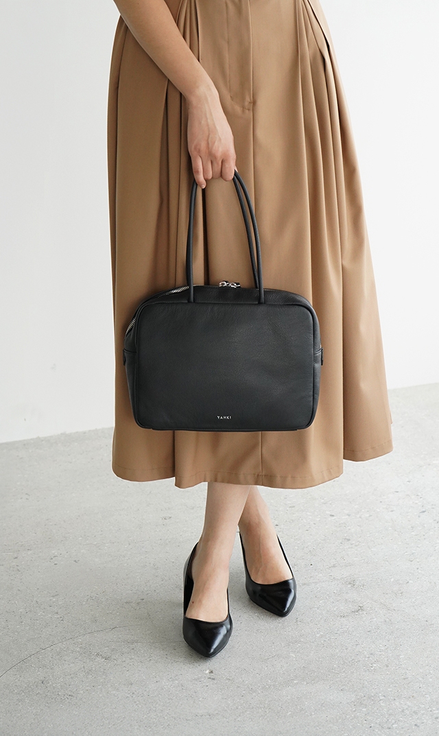 大サイズ　ブラック　ワイヤーバッグシルバー　ハンドメイド クロッシェワイヤーバッグ フロストシルバー【133-JYTSi