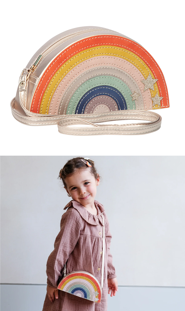 インポートレインボーポシェット