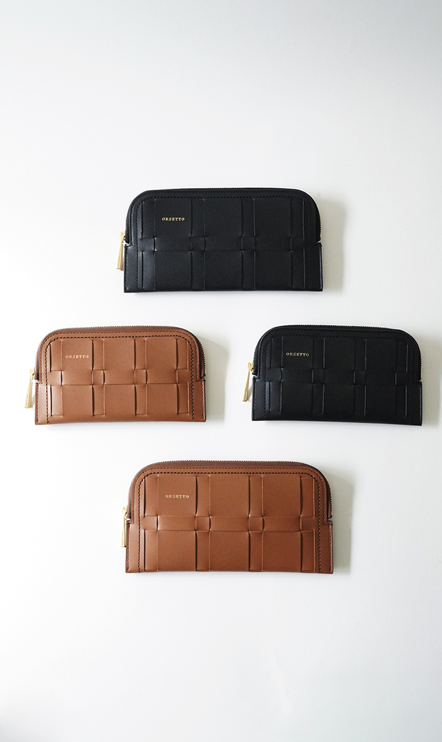 【オルセット(ORSETTO】RETEイントレチャート レザーウォレット(全2種）