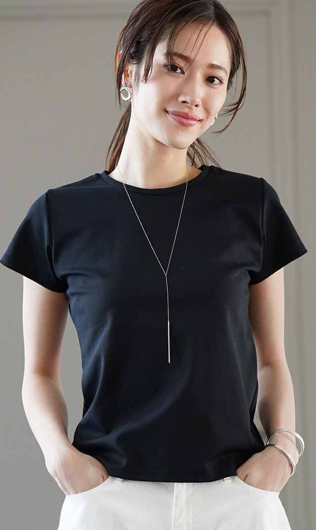 【ヴィリーナ】ラナTシャツ（ブラック）　　