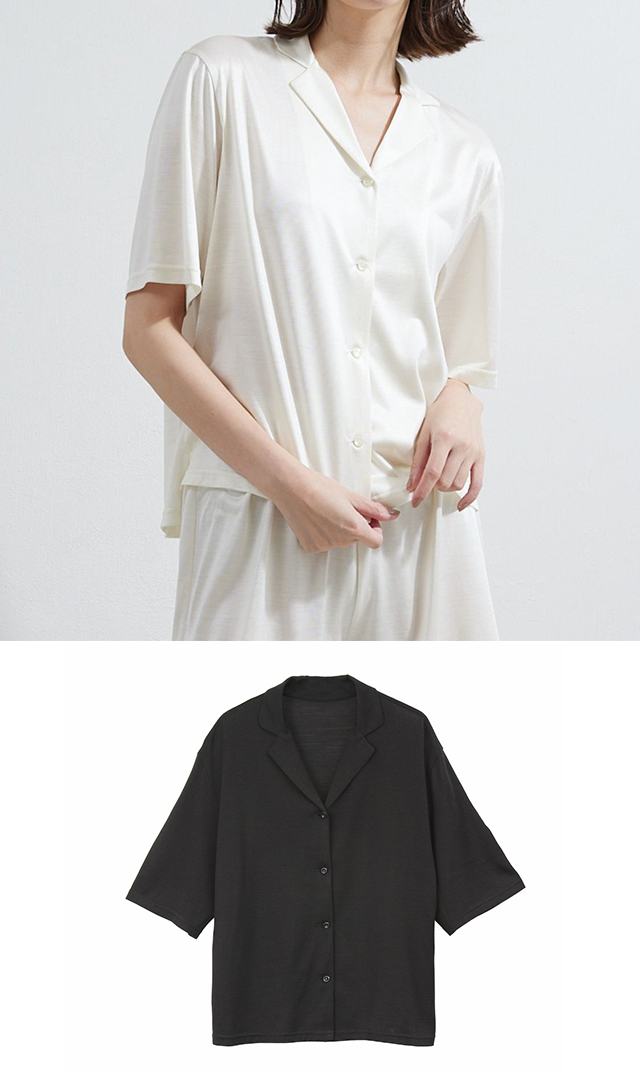 シルクナイトウエアトップス,ナイトウエア