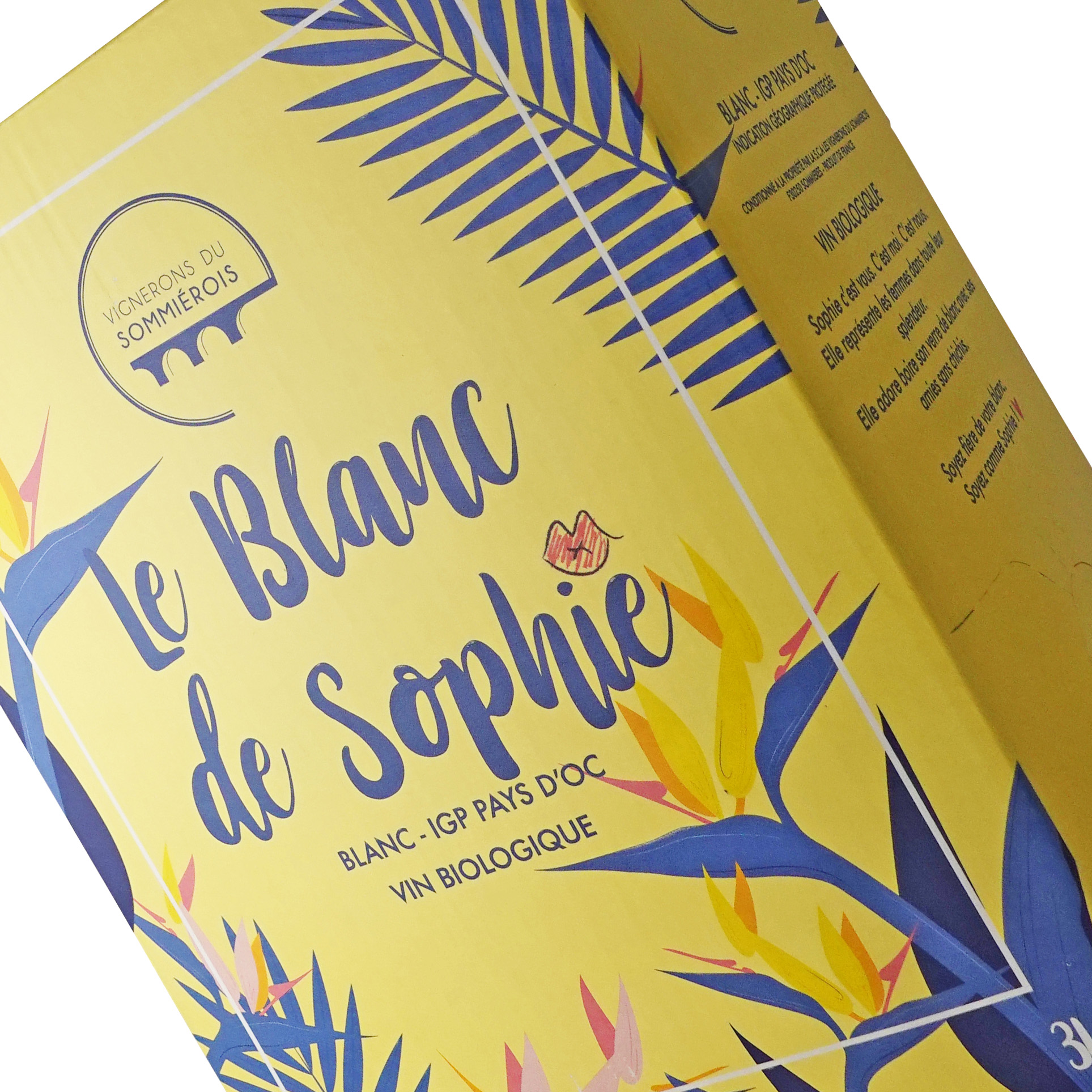 レ・ヴィニュロン・デュ・ソミエロワ / レザミ・ル・ブラン・ド・ソフィー・BIB 3L [NV]