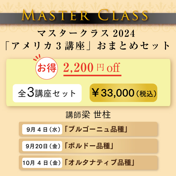 マスタークラス2024「アメリカ3講座」おまとめセット