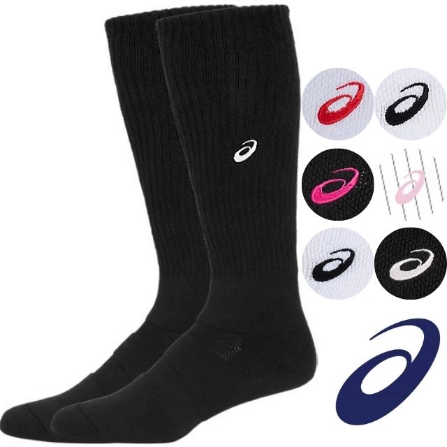 【1足までメール便OK】アシックス(asics) バレーボール ワンポイントハイソックス [3052A011] 靴下【ジュニアサイズあり】3053A136/3053A137/3054A015後継