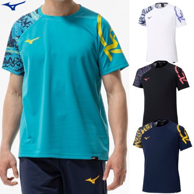 【1枚までメール便OK】ミズノ(mizuno) N-XT 半そでプラクティスシャツ(ユニセックス)[32JAC720] 男女兼用【2025新作】