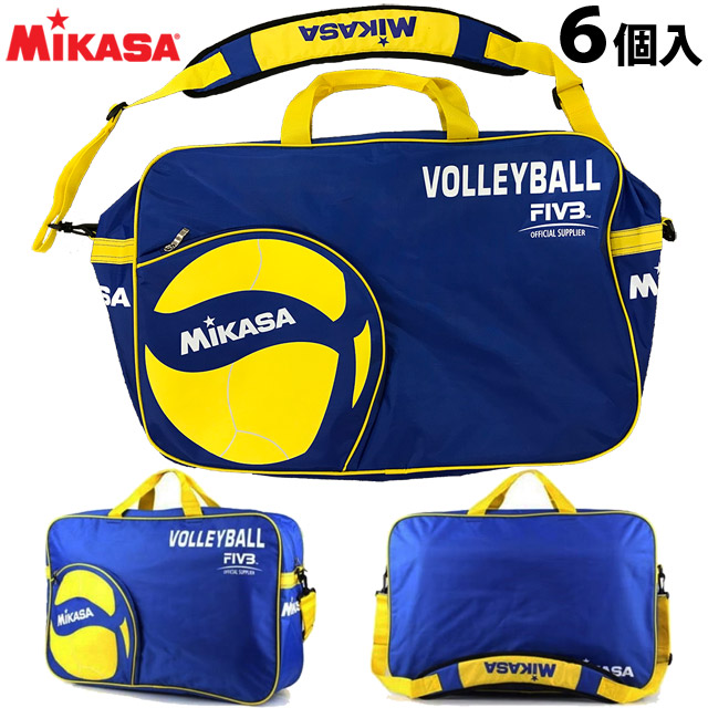 ミカサ(MIKASA) バレーボール ボールバッグ6個入 [AC-BG260W-BL] ボールケース