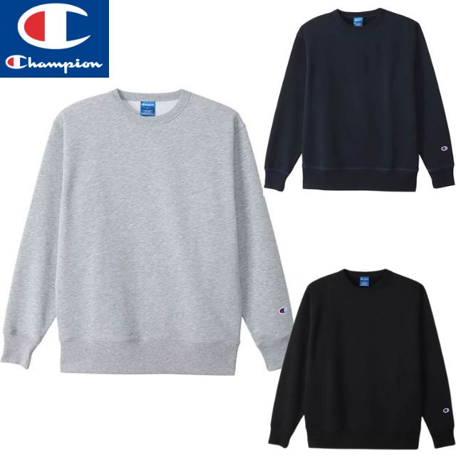 【吸汗速乾】チャンピオン(Champion) クルーネックスウェットシャツ [C3XS060] 丸首 チームウェア【大きいサイズ有】