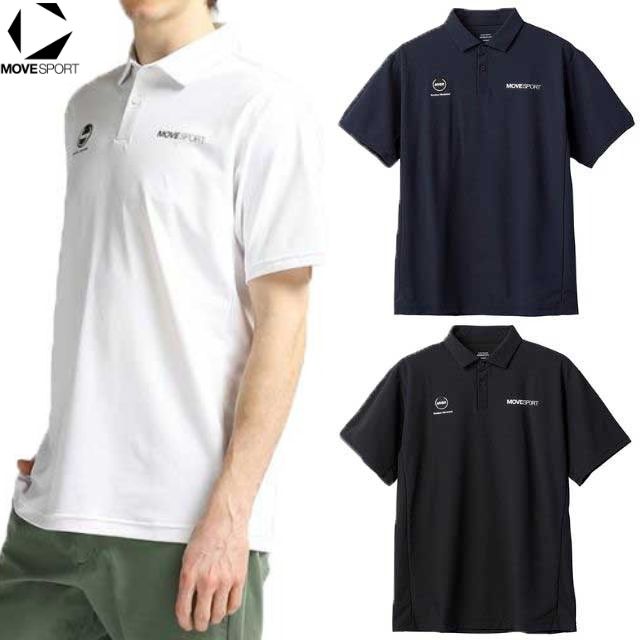 【1枚までメール便OK】デサント(DESCENTE) バレーボール 半袖 MOVESPORTS ムーブスポーツ SUNSCREEN ミニ鹿の子 バックロゴポロシャツ [DMMVJA72] チームウェア