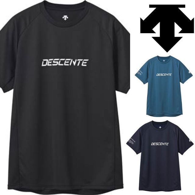 【1枚までメール便OK】デサント(DESCENTE) バレーボール半袖プラクティスシャツ（ユニセックス） [DV5SHT05U] Tシャツ【2025新作】