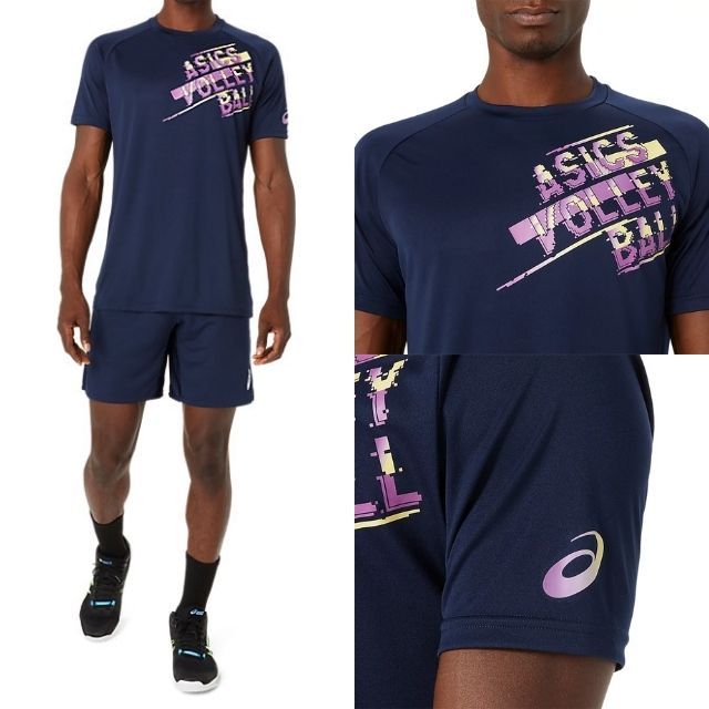 1枚までメール便OK】アシックス(asics) バレーボール 半袖Tシャツ